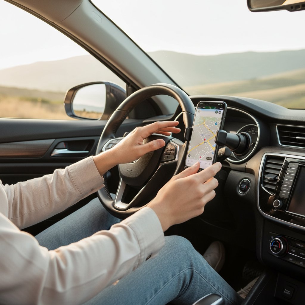 Magnetic Phone Mounts for Easy Navigation