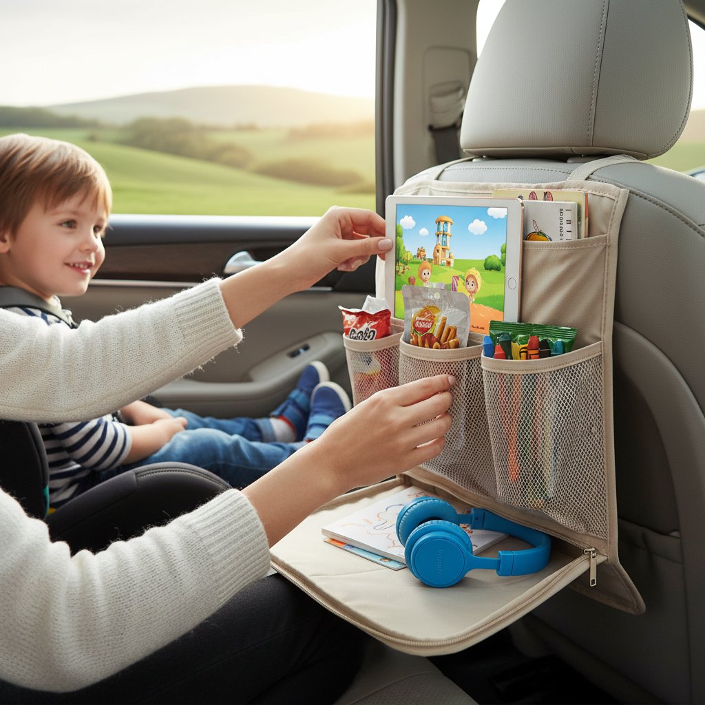 Backseat Organizers for Family Road Trips
