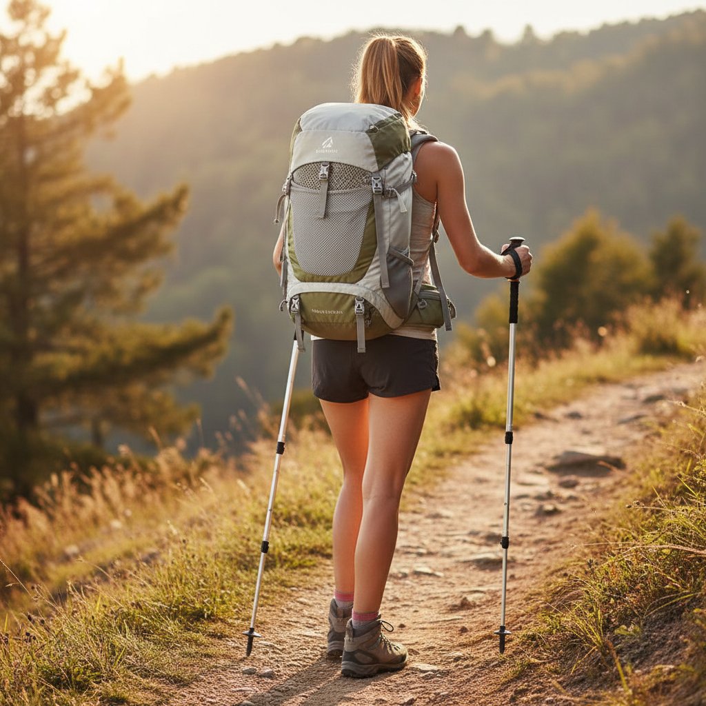 Ergonomic Hiking Backpacks With Ventilation