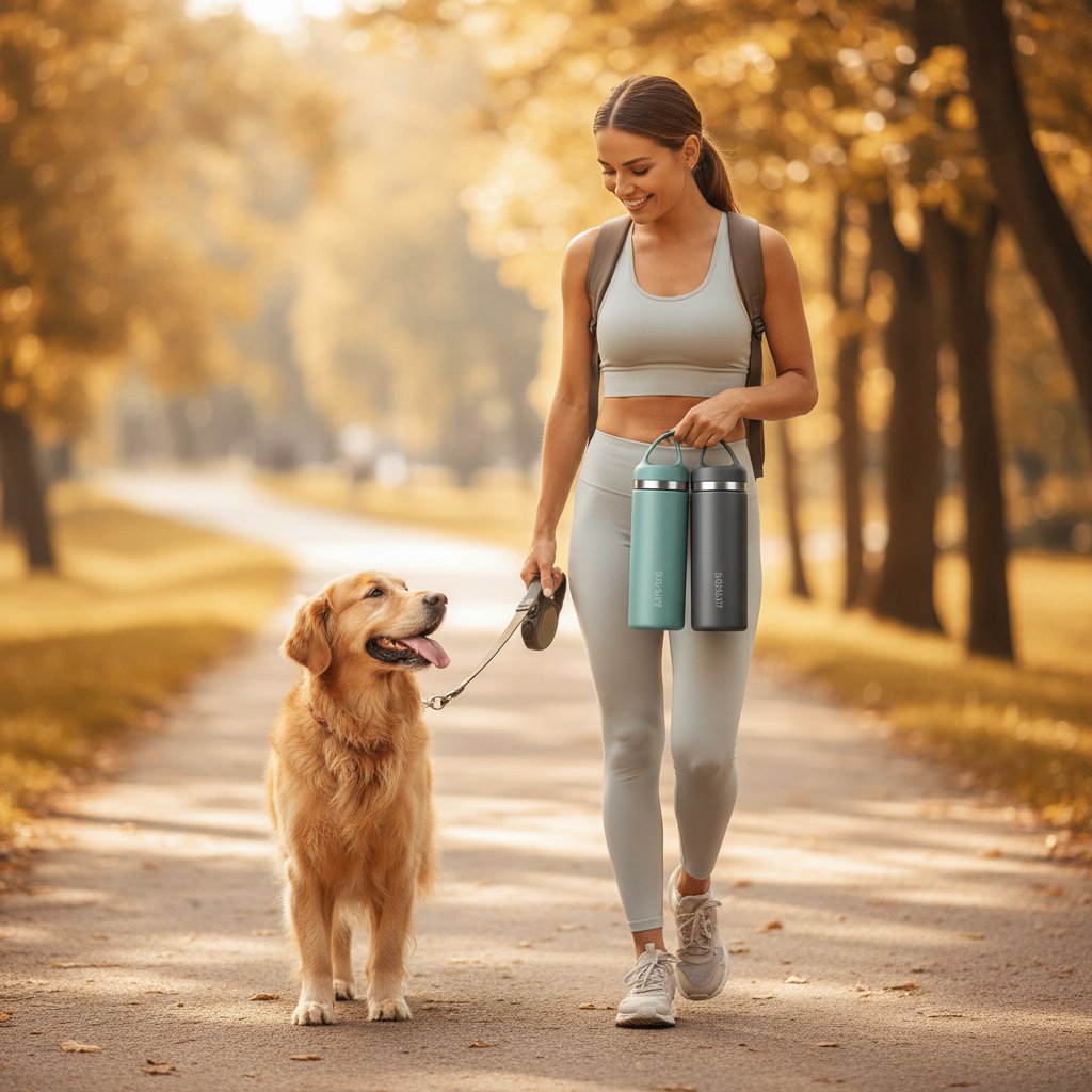Portable Pet Water Bottles for Walks