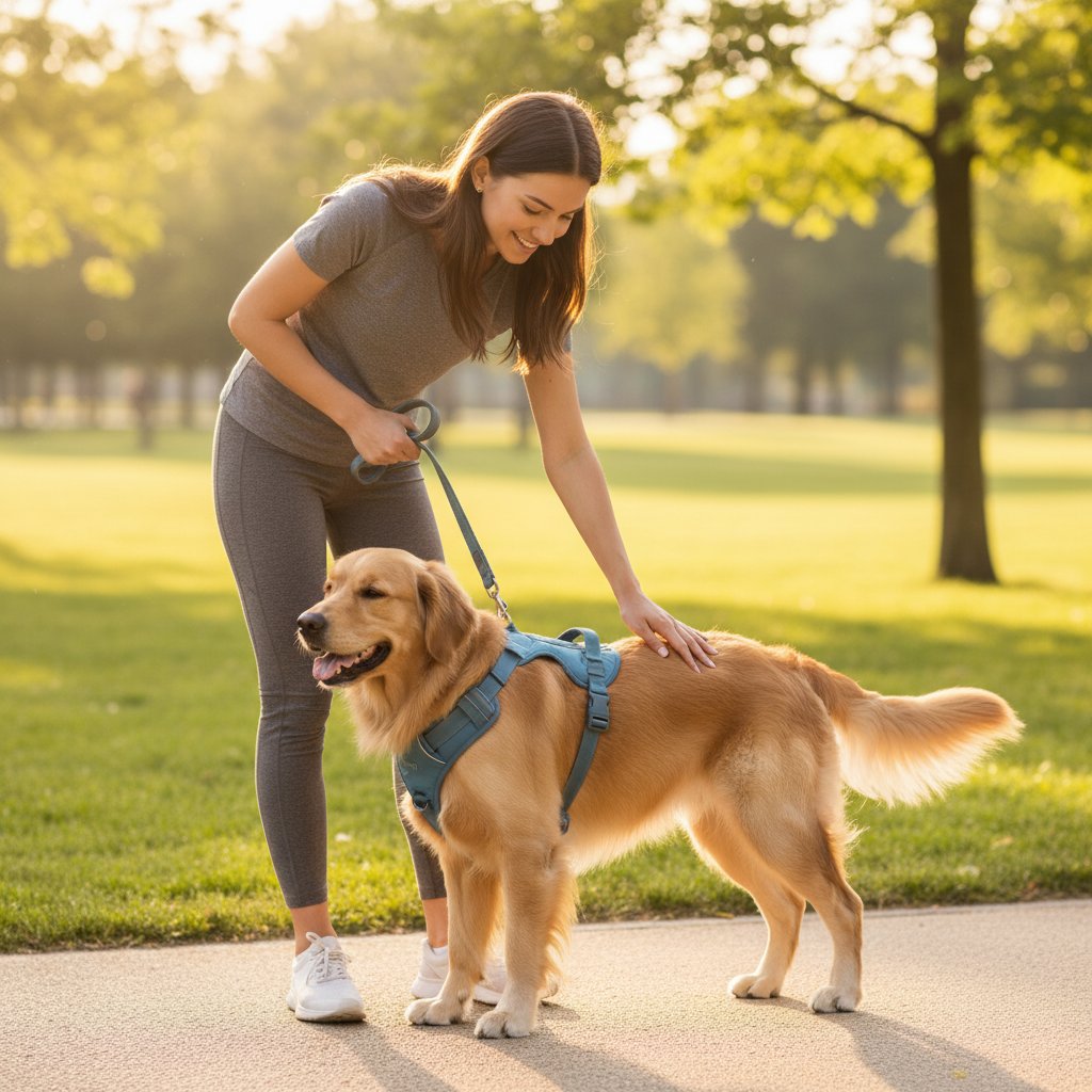 Adjustable Harnesses for Comfortable Walks